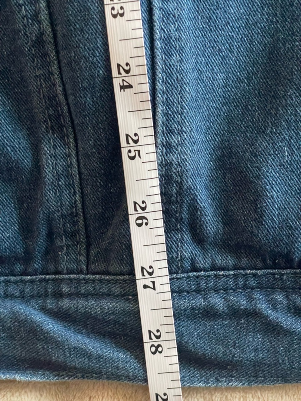 Women’s Jessica London Indigo Denim Jean Jacket Plus 30W, 5X - Picture 5 of 5